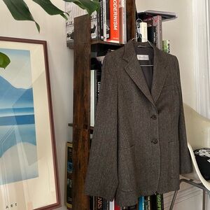 MaxMara Brown/Grey Blazer